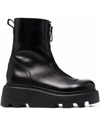 Premiata - Bottines Zippées En Cuir - Lyst