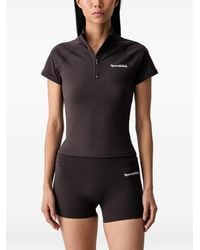Sporty & Rich - T-Shirt Zippé À Manches Raglan - Lyst