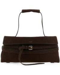 Moschino - Tie Me Buckle-Detail Shoulder Bag - Lyst