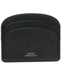 A.P.C. - Tarjetero Demi-Lune - Lyst