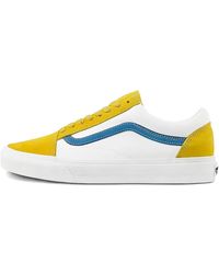 Vans - Old Skool "white/yellow/blue" スニーカー - Lyst