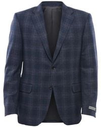 Corneliani - Check-Pattern Single-Breasted Blazer - Lyst
