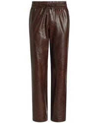 Dolce & Gabbana - Goatskin Jogging Trousers - Lyst