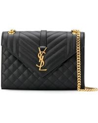 Saint Laurent - Sunset Medium Leather Shoulder Bag - Lyst