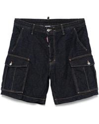 DSquared² - Jeans-Shorts Mit Aufgesetzten Taschen - Lyst