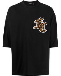 FIVE CM - T-Shirt mit Logo-Patch - Lyst