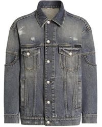 Dolce & Gabbana - Oversized-Fit Denim Jacket - Lyst