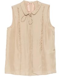 N°21 - Top Con Volantes Y Lazo - Lyst