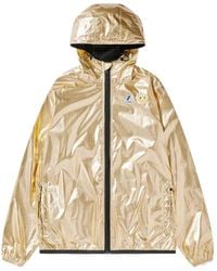 COMME DES GARÇONS PLAY - X K-Way Metallic Logo-Patch Jacket - Lyst