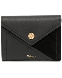 Mulberry - M Zipped Tri-fold Leather Wallet - Lyst