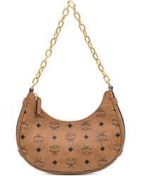 MCM - Bolso Aren pequeño con monograma - Lyst