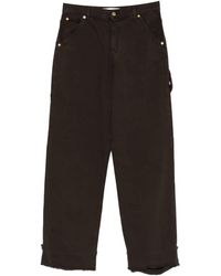 DARKPARK - Frayed Denim Straight-Leg Jeans - Lyst