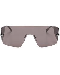 McQueen - Oversize Shield-Frame Sunglasses - Lyst