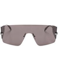 McQueen - Oversize Shield-Frame Sunglasses - Lyst