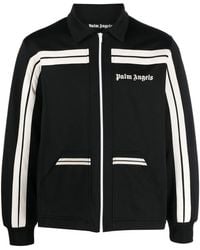 Palm Angels - Chaqueta Con Logo Estampado Y Cremallera - Lyst