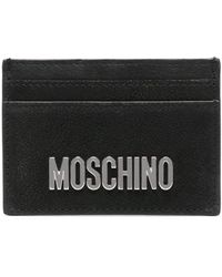 Moschino - Kartenetui mit Logo - Lyst