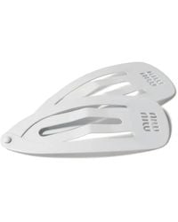 Miu Miu - Metal Hair Clips - Lyst