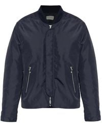 Officine Generale - Chaqueta bómber con cierre de cremallera - Lyst