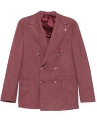 L.B.M. 1911 - Double-Breasted Peak-Lapel Blazer - Lyst
