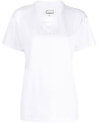 Maison Margiela - Jersey T-shirt Met Logoprint - Lyst