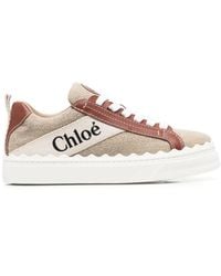 Chloé - Lauren Low-Top Sneakers - Lyst