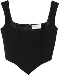 GIUSEPPE DI MORABITO - Wool Bustier Top - Lyst
