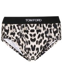 Tom Ford - Slip mit Geparden-Print - Lyst