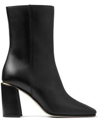 Jimmy Choo - Loren 85 Leather Ankle Boots - Lyst
