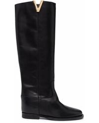 Via Roma 15 - Botas altas con placa del logo - Lyst