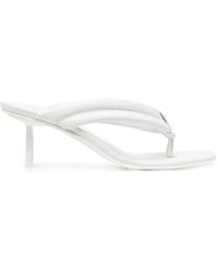 Le Silla - Leather Slip-On Sandals - Lyst
