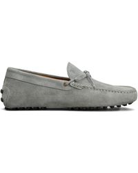 Tod's - Suede Boat Shoes - Lyst
