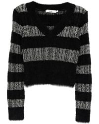B+ AB - ストライプ スカーフディテール ニットトップ - Lyst