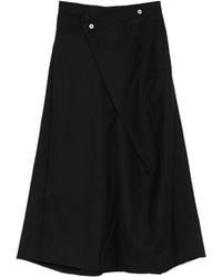 Junya Watanabe - Panelled Wool-Blend Skirt - Lyst