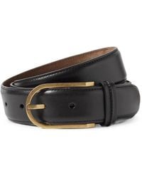 ZEGNA - Dark Leather Belt - Lyst