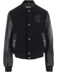 Just Cavalli - Logo-Patch Panelled Jacket - Lyst