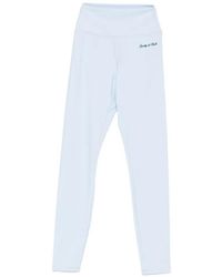 Sporty & Rich - Logo-Print Leggings - Lyst