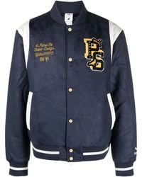 PUMA - X Staple Logo-Patch Varsity Jacket - Lyst