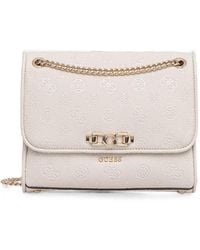 Guess - Anise Logo-Embossed Shoulder Bag - Lyst