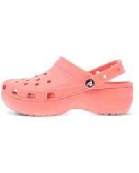 Crocs™ - Ankle-Strap Platform Slides - Lyst