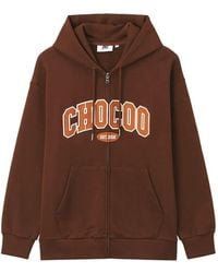 Chocoolate - Logo-Detail Zip-Up Sweatshirt - Lyst