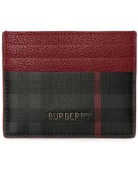 Burberry - City Check Card Case - Lyst