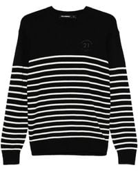 KARL LAGERFELD - Striped Sweater - Lyst