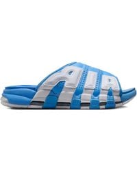 Nike - Air More Uptempo Slide "University" Sandals - Lyst
