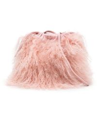 Zadig & Voltaire - Rock To Go Frenzy Shearling Bucket Bag - Lyst