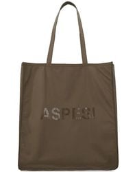 Aspesi - Logo-Print Tote Bag - Lyst