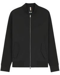 BOSS - Zip-Up Bomber Jacket - Lyst