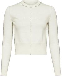 MM6 by Maison Martin Margiela - Pullover Mit Rundem Ausschnitt - Lyst