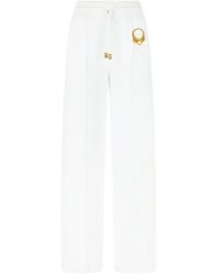 Roberto Cavalli - Tiger Appliqué Drawstring Trousers - Lyst