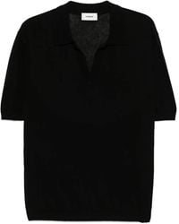 A PAPER KID - Fein Gestricktes Poloshirt - Lyst
