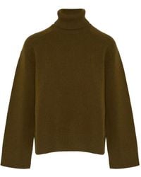 Yves Salomon - Turtleneck Wide-Cuff Sweater - Lyst